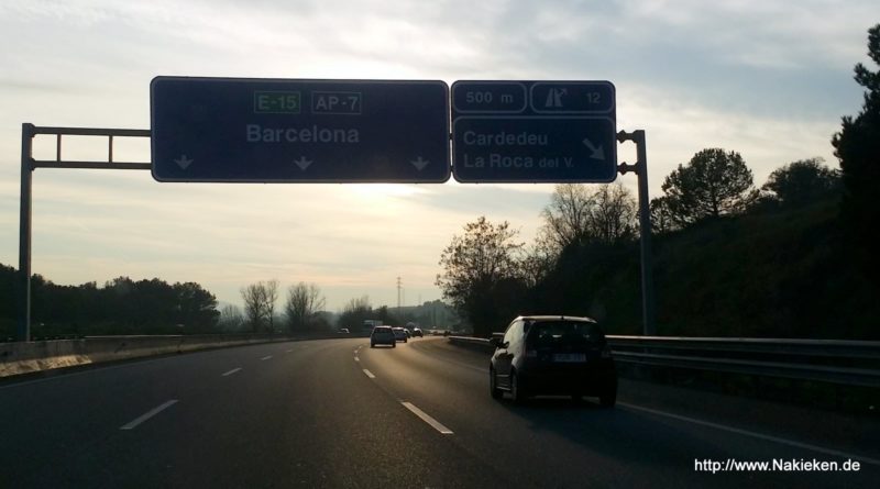 Autobahn AP7 nach Barcelona