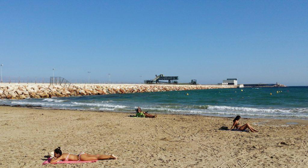 Oktober am Südstrand von Torrevieja