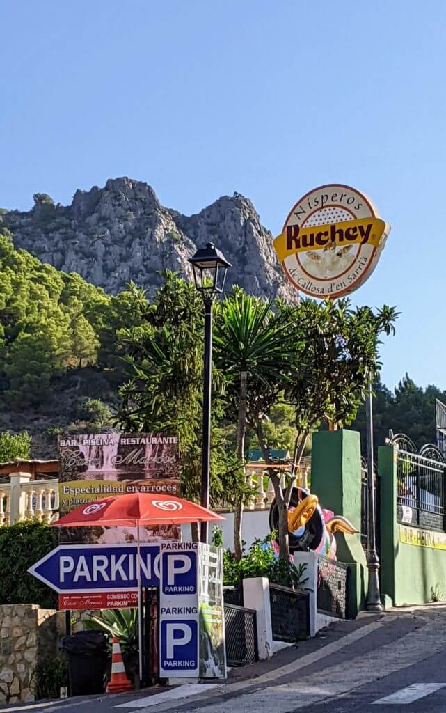 Die letzten Meter vor dem Eingang